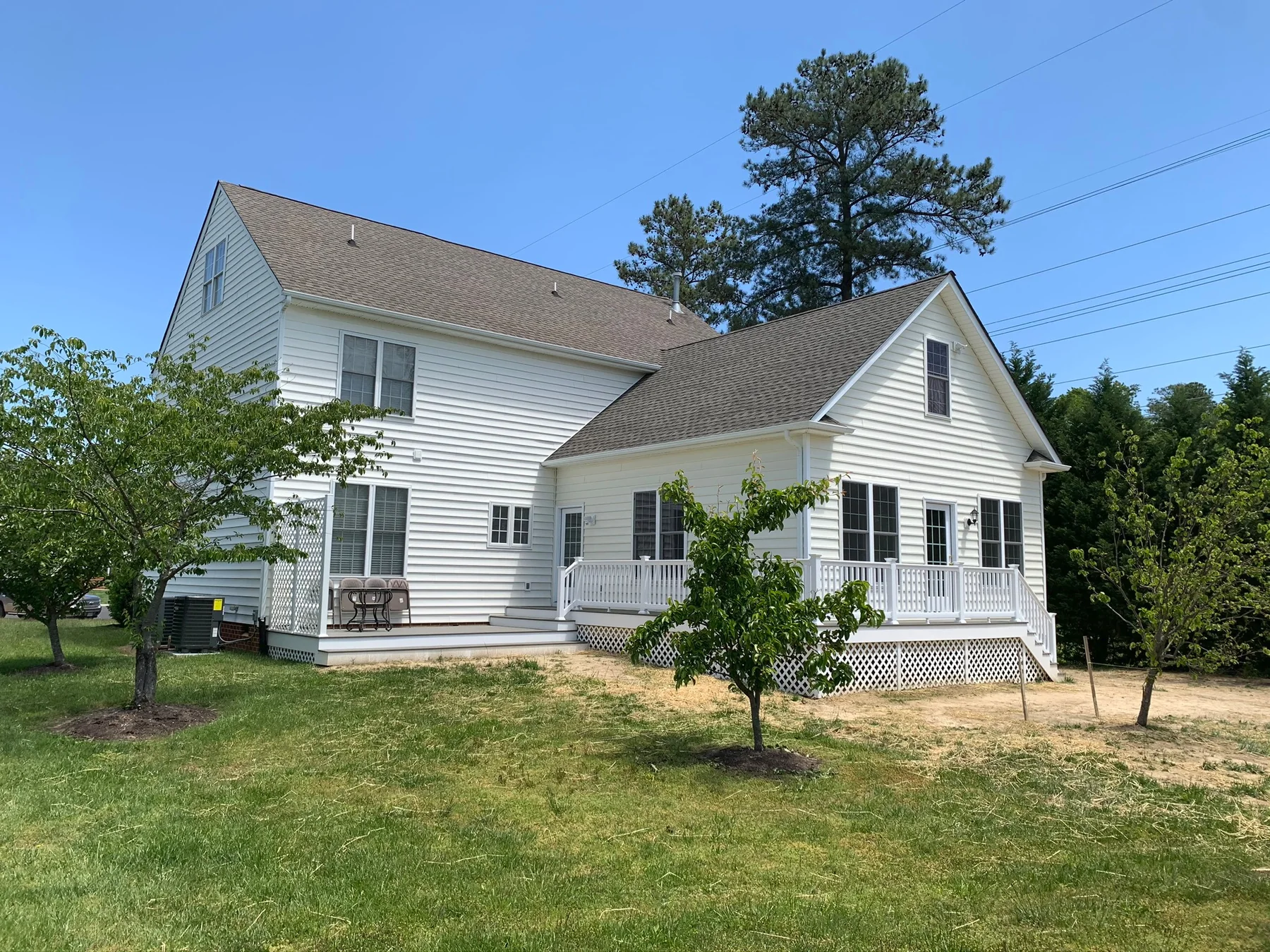 Completed Old Dominion Innovations room addition and deck