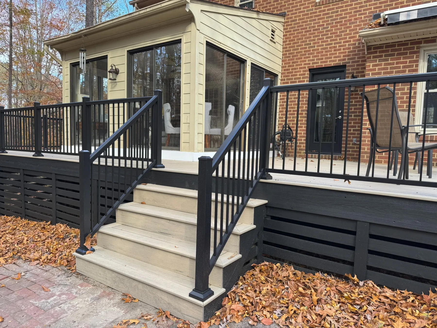 Finished deck renovation