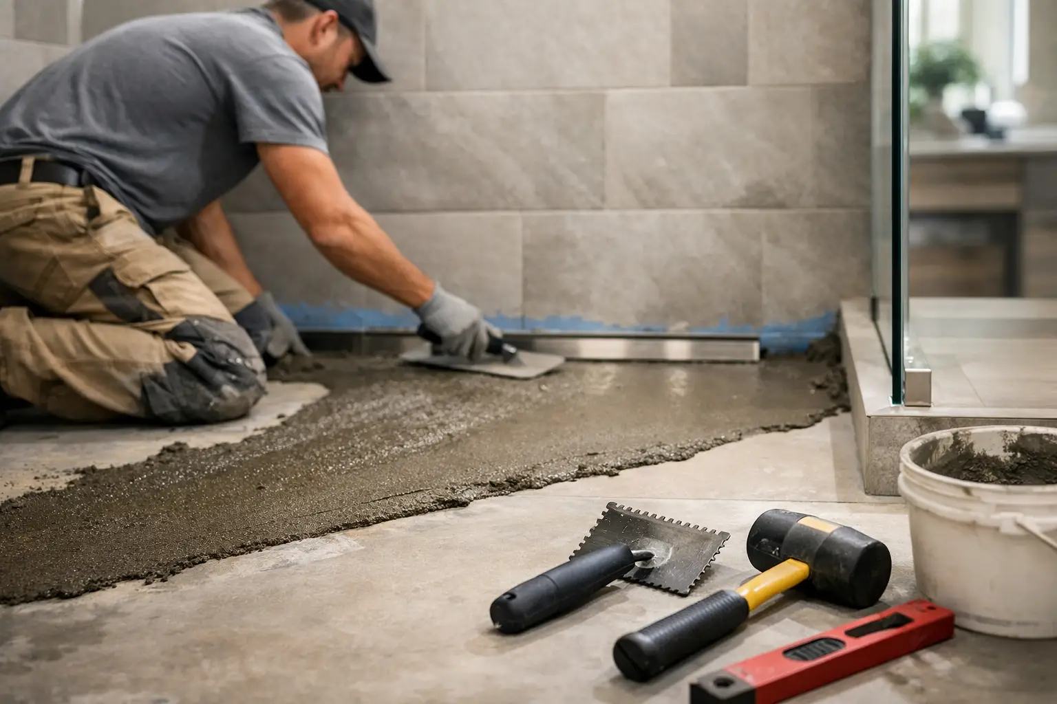 Curbless Shower Installation Process Explained