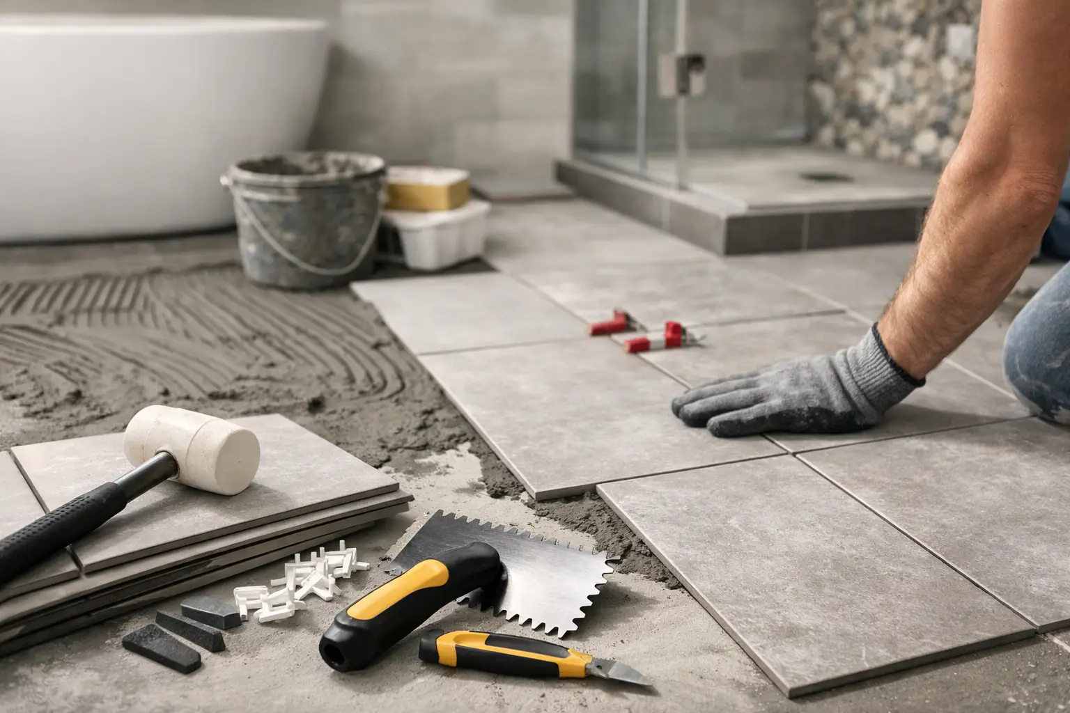 How to Remodel Bathroom Floor the Right Way