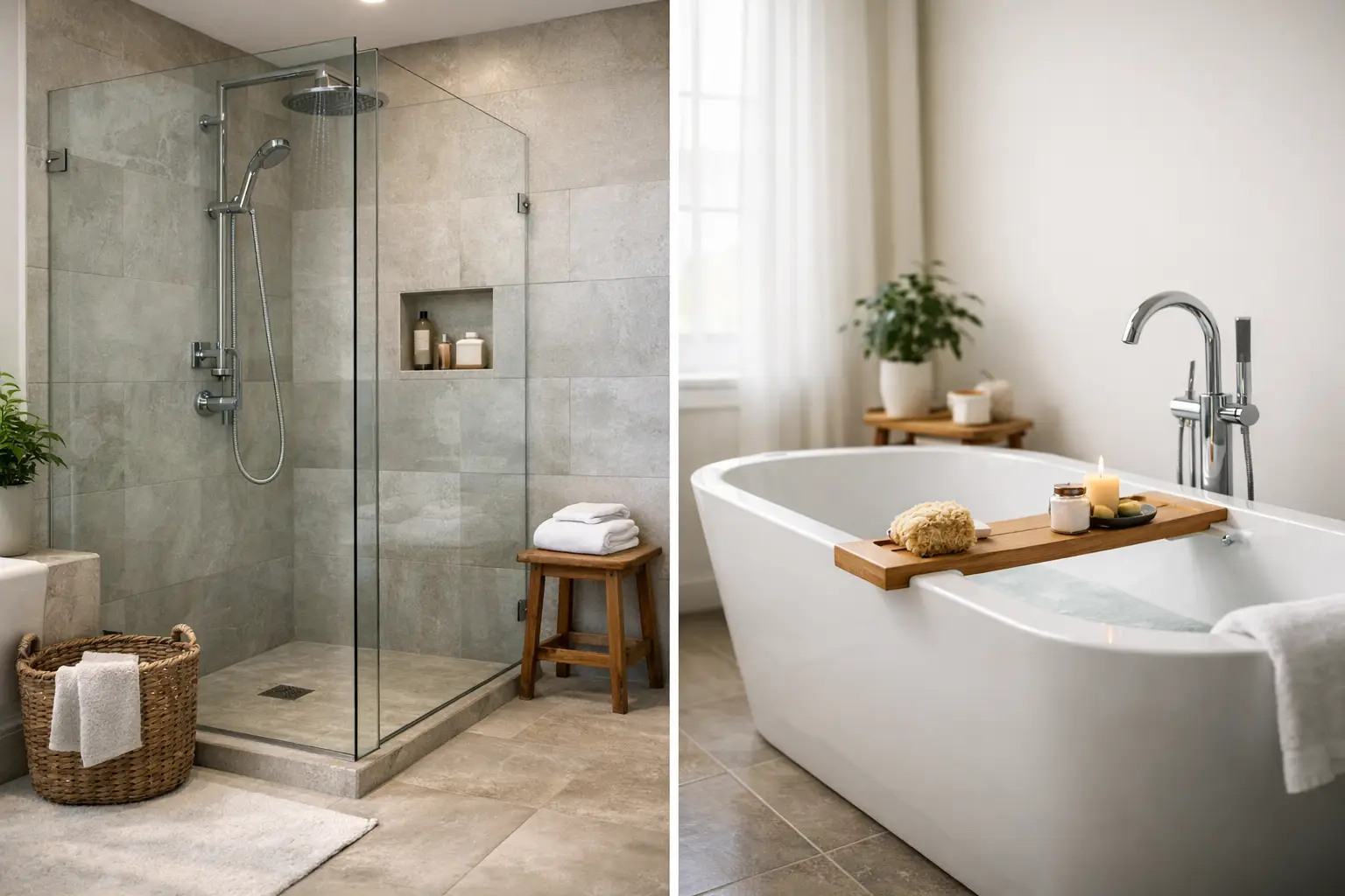 Walk In Shower vs Tub: What Adds More Value?