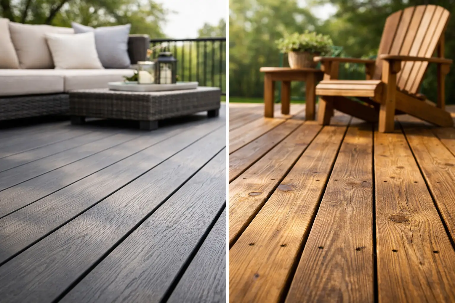 Composite Decking Versus Wood for Your Home