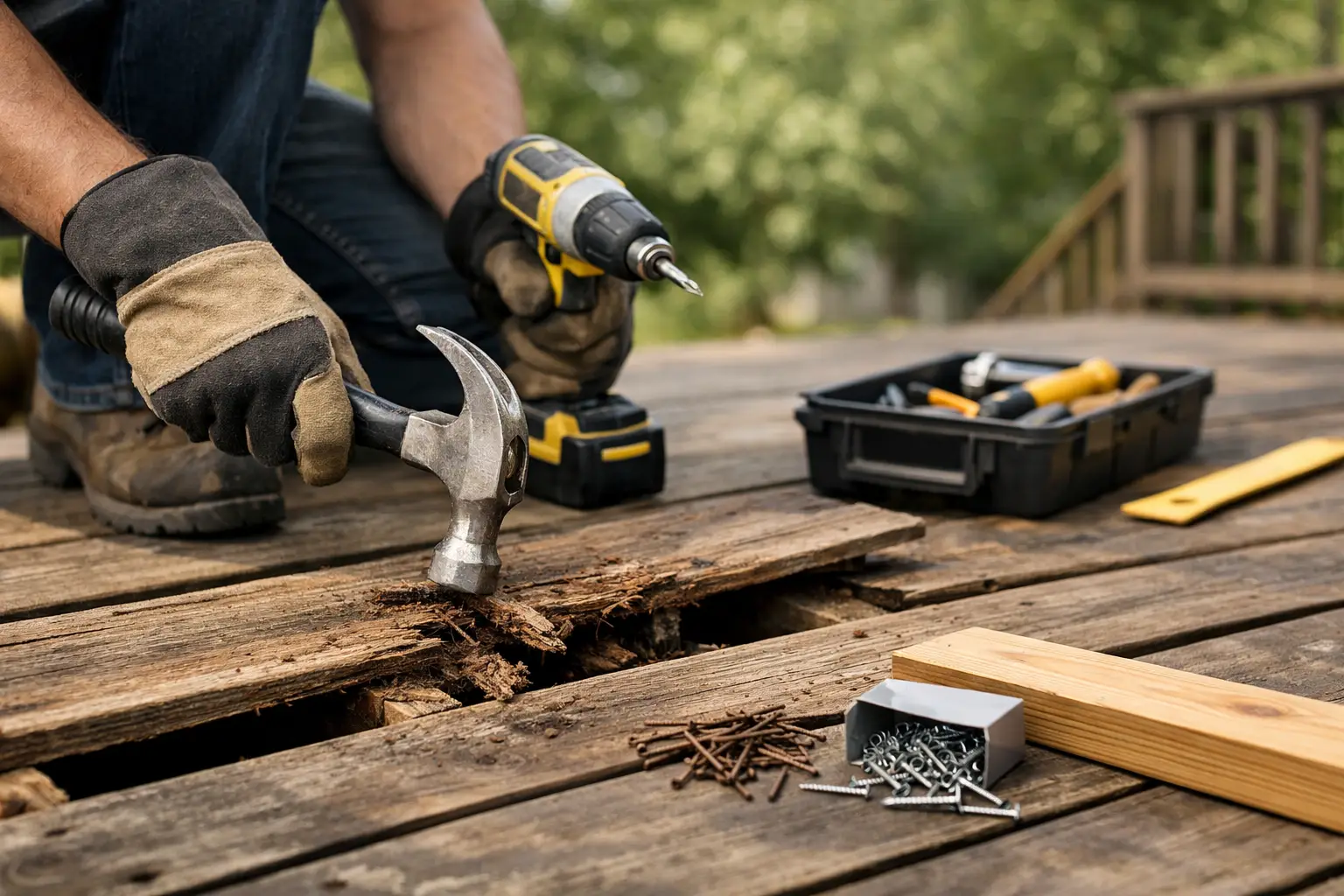 How to Repair an Old Deck Before It Fails