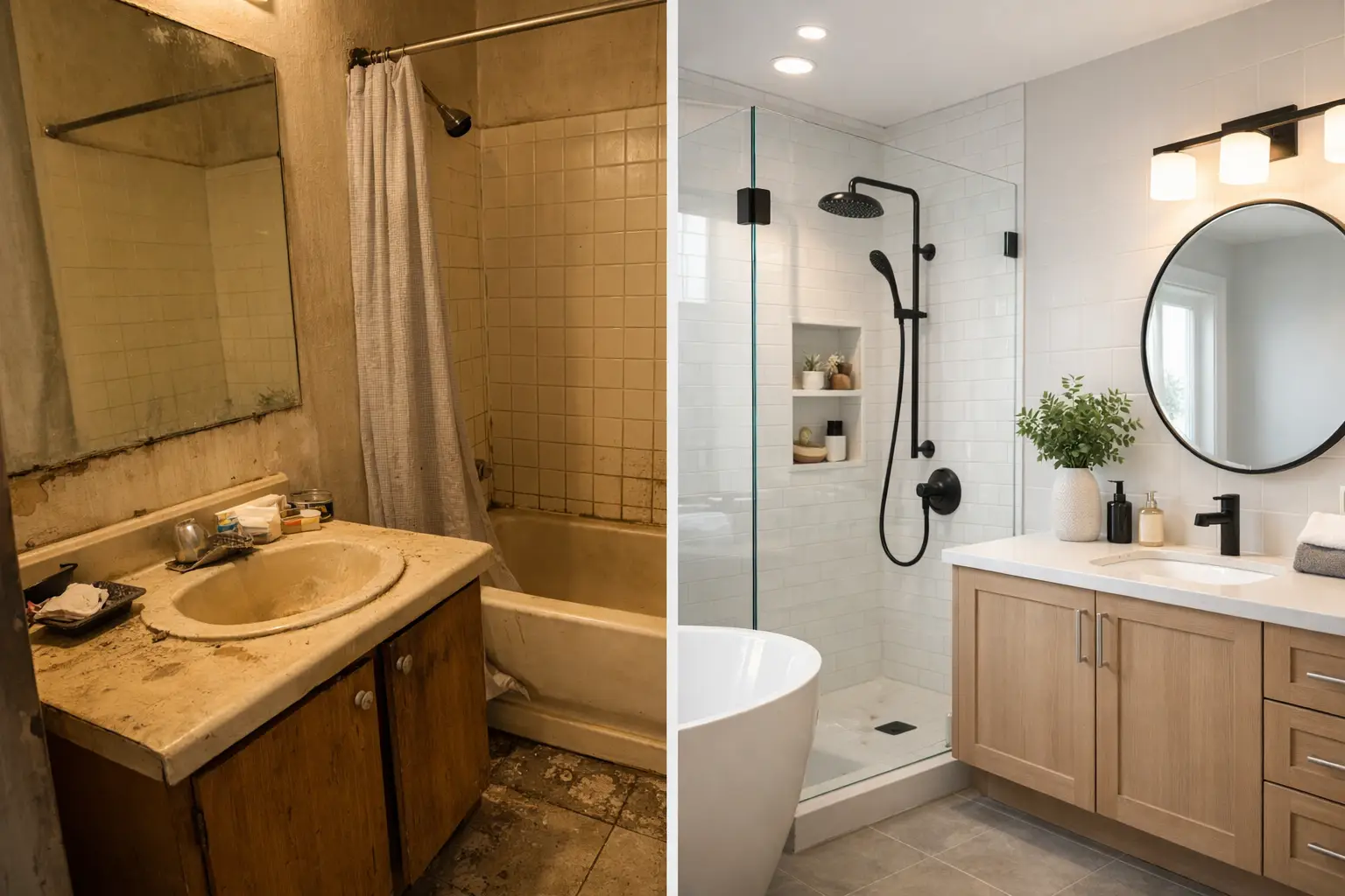Bathroom Remodel Before After Examples That Work