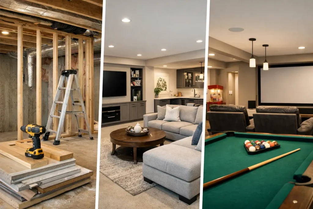 A Homeowner's Guide to Basement Finishing Options